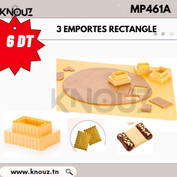 3 EMPORTES RECTANGLE