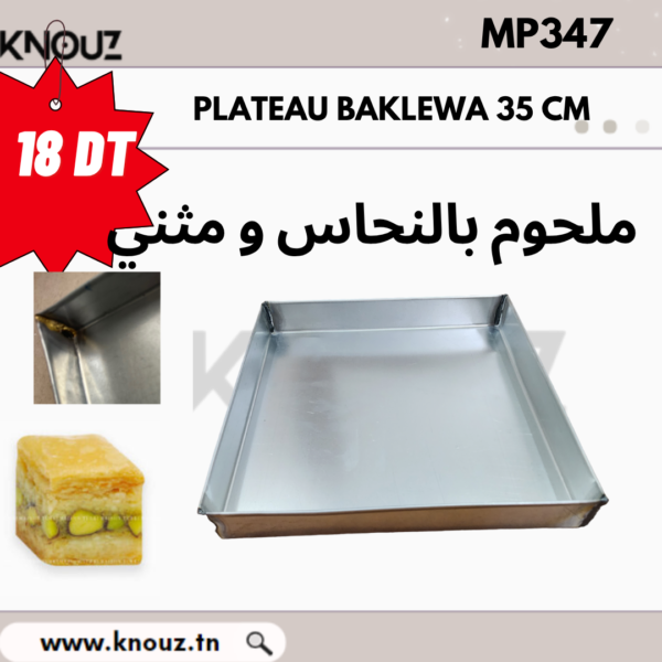 PLATEAU BAKLEWA 35 CM