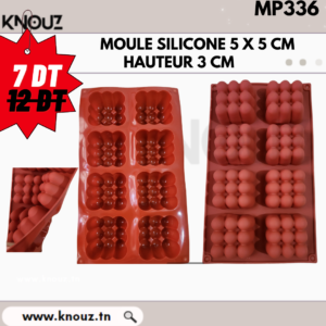 MOULE SILICONE 5 X 5 CM HAUTEUR 3CM
