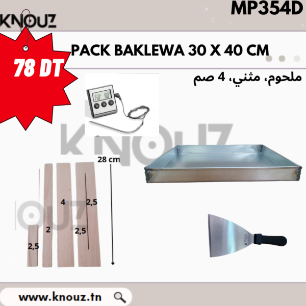PACK BAKLEWA 30 X 40 CM