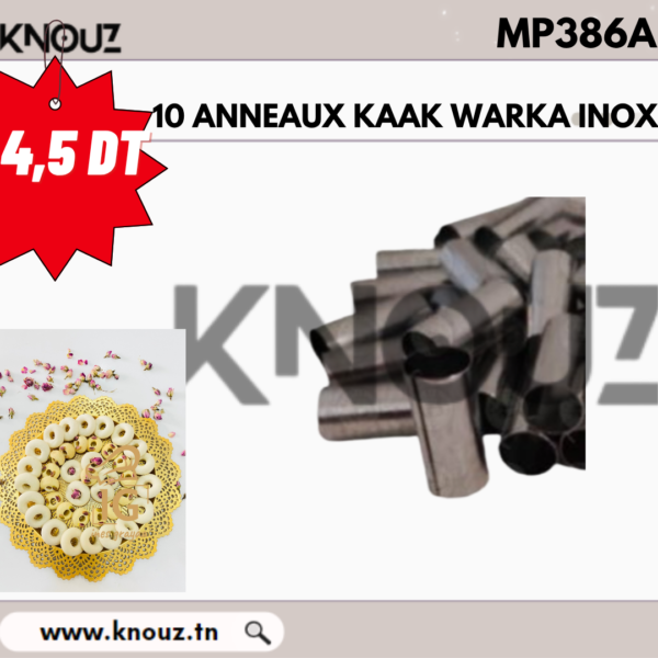 10 ANNEAUX KAAK WARKQ INOX