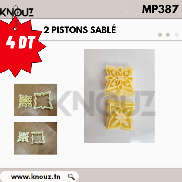 2 PISTONS SABLÉ